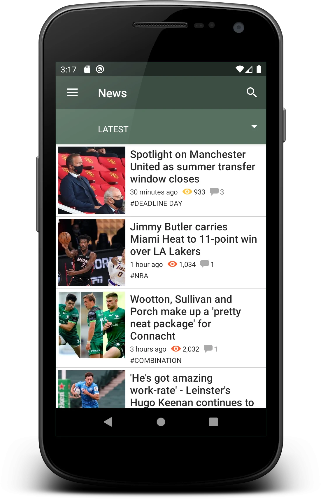 The42.ie Sports News screenshot
