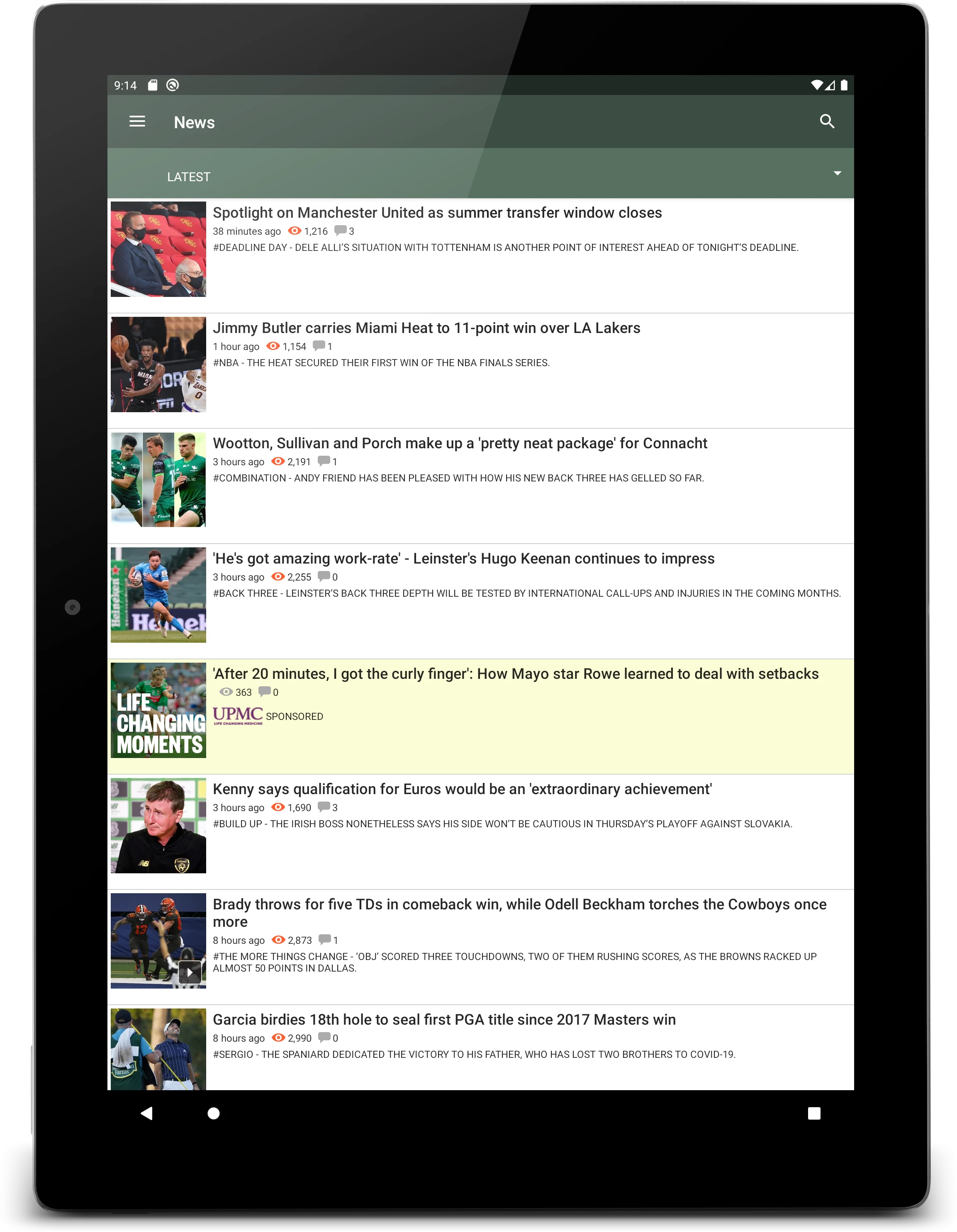 The42.ie Sports News screenshot