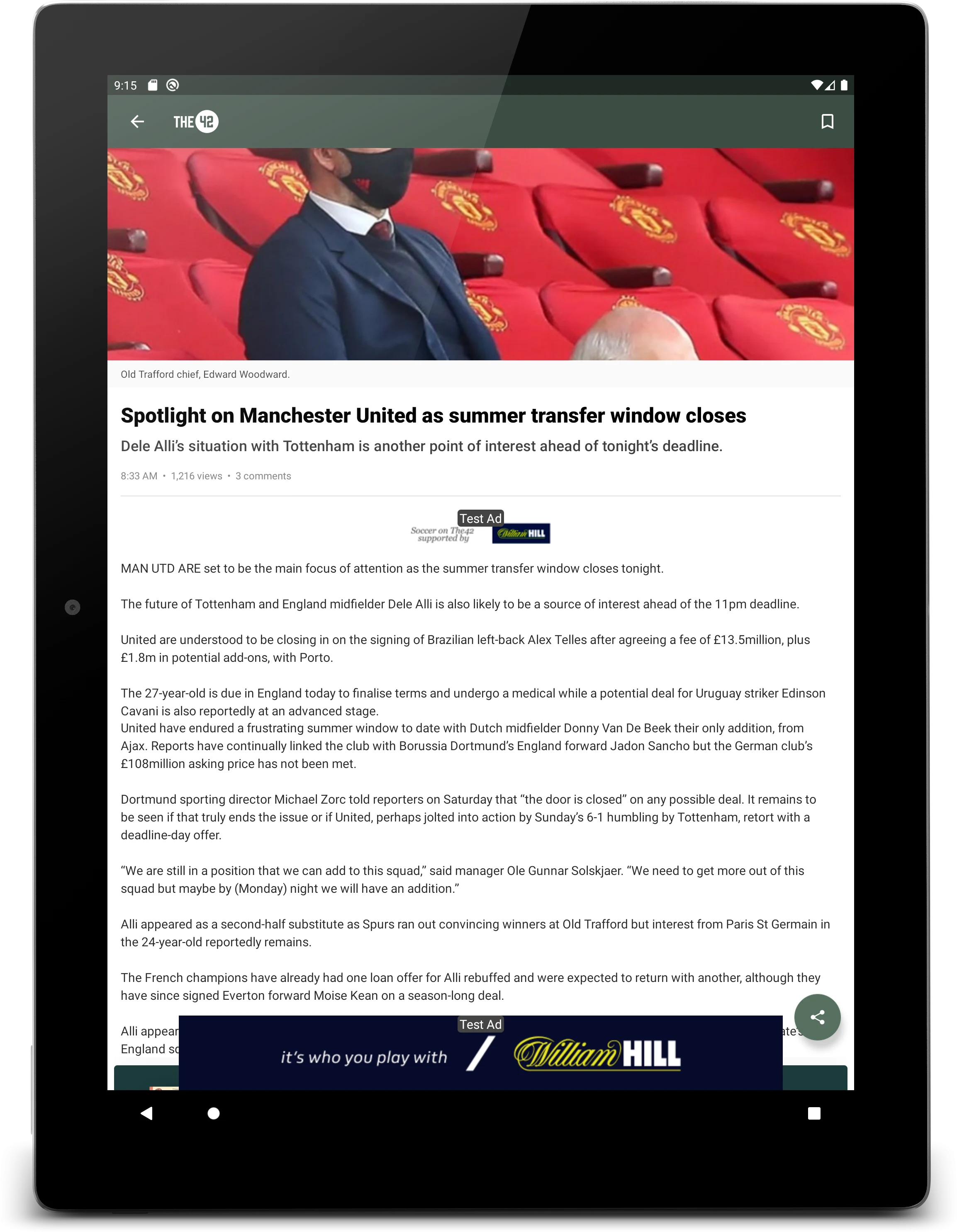 The42.ie Sports News screenshot